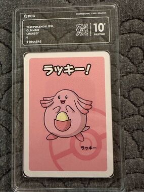 Pokemon Pink Chansey Graded Card - Pristine 10